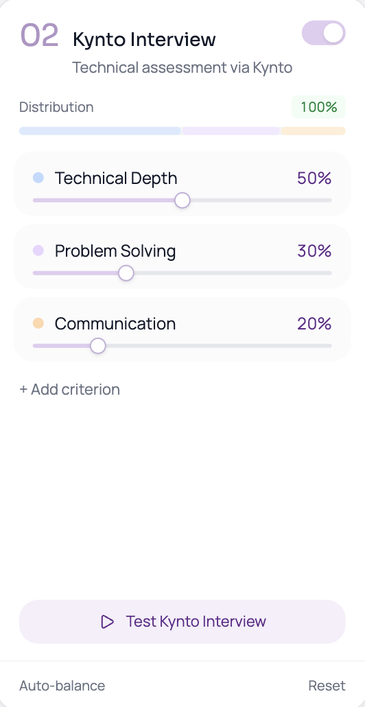 02 Kynto Interview - Technical assessment